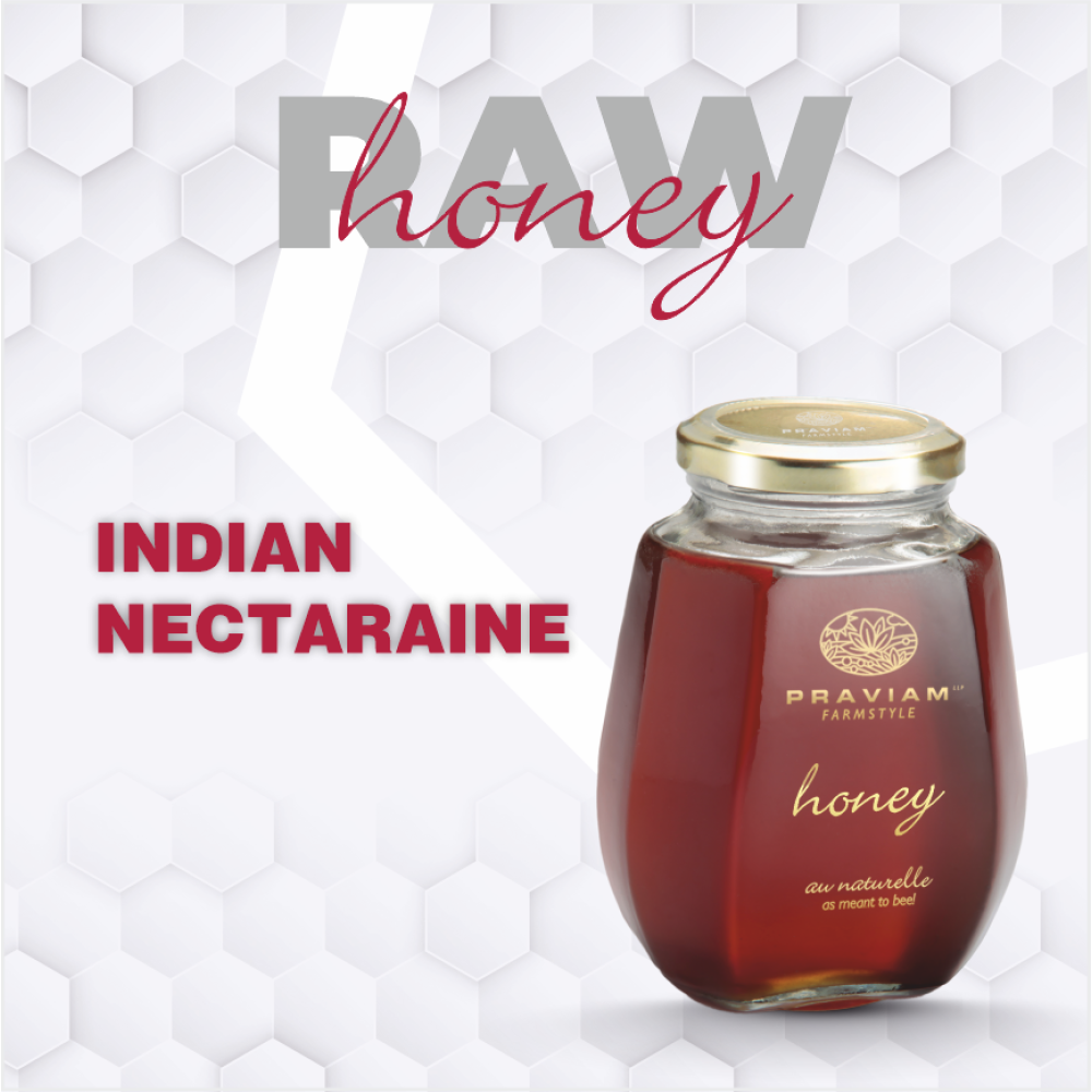 Indian Nectaraine Raw Honey 700g